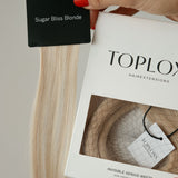 Colorring staal Sugar Bliss Blonde (deze kleurstaal is uitsluitend beschikbaar voor wie een Toploxx colorring bezit.)